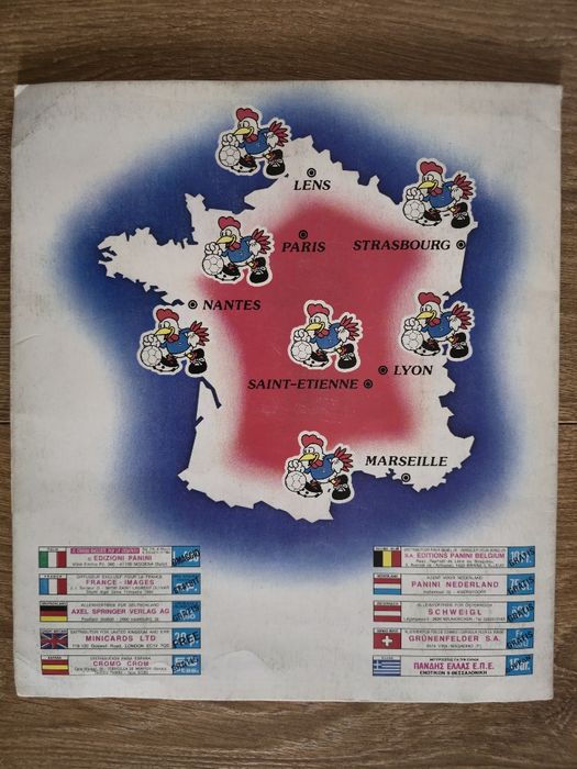 Album Panini Euro 84