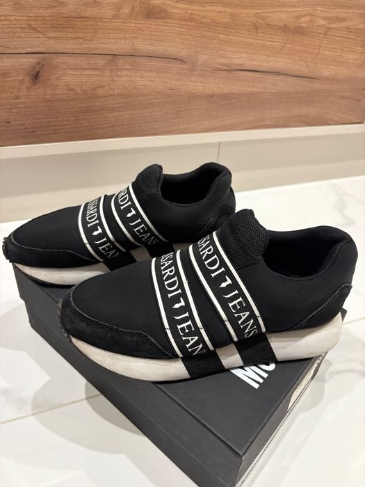 Черни дамски маратонки Trussardi