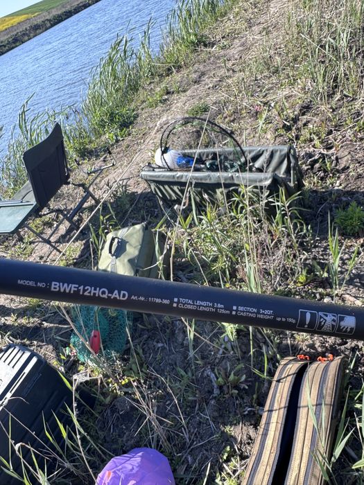 Combo Undita Daiwa black widow - mulineta team feeder 4000