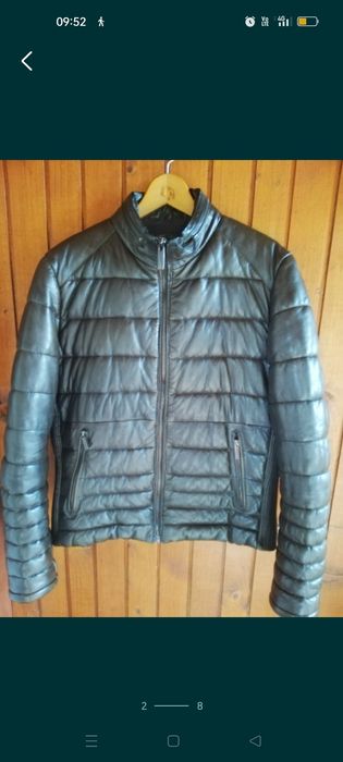 Geacă Zara Man M piele naturala bărbați