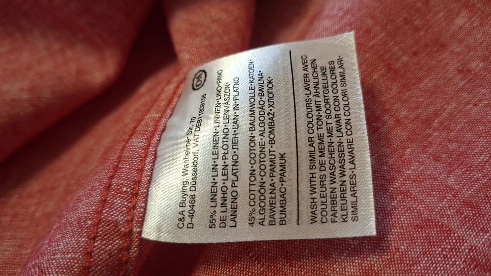 Льняная рубашка от C&A (Canda)