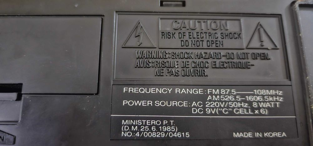 casetofon dublu casette dublu side