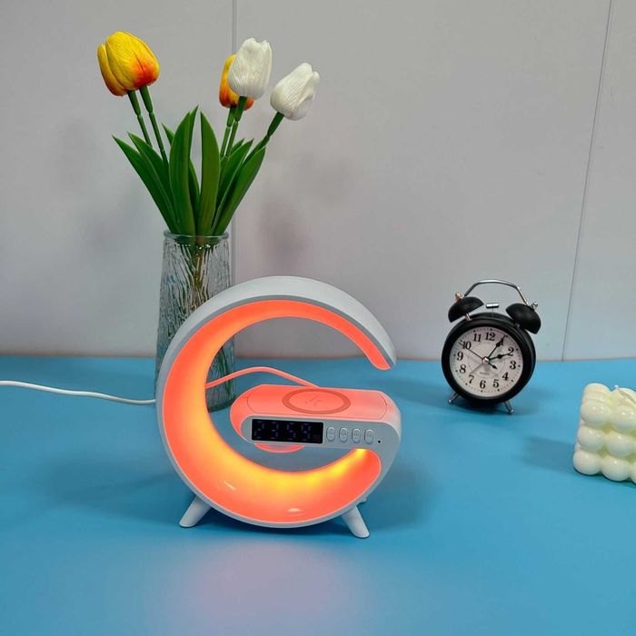 Зарядка, ночник,  часы 3в1