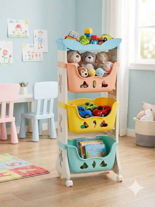 Этажерка с ящиками для детей