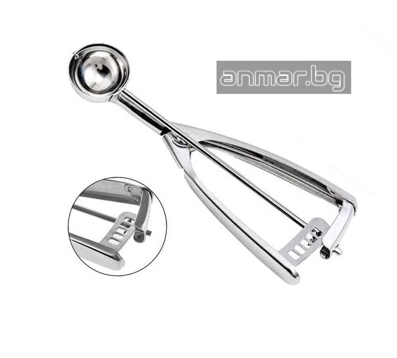 Лъжици за сладолед, щипки за сладолед, различни размери