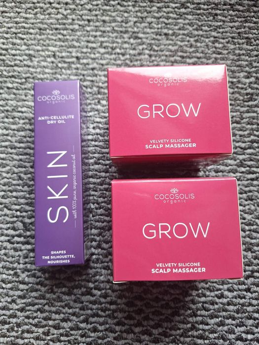 Cocosolis олио за целулит и масажор за скалп
