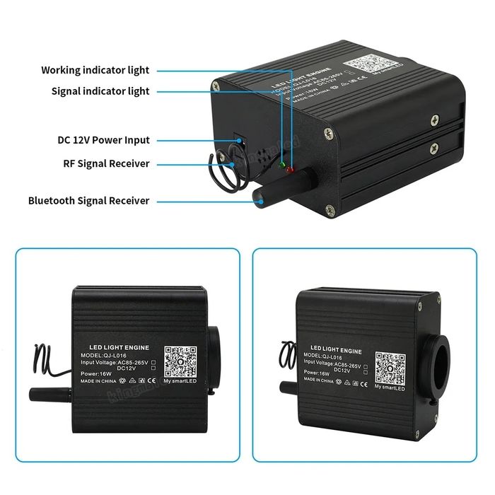 Kit Plafon Instelat Stelute Plafon 400 Buc x 3M Twinckle Stars RGBW