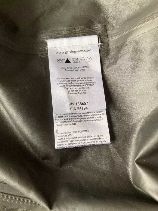 GALVIN GREEN GORE TEX Paclite Shell golf женско тънко яке размер L