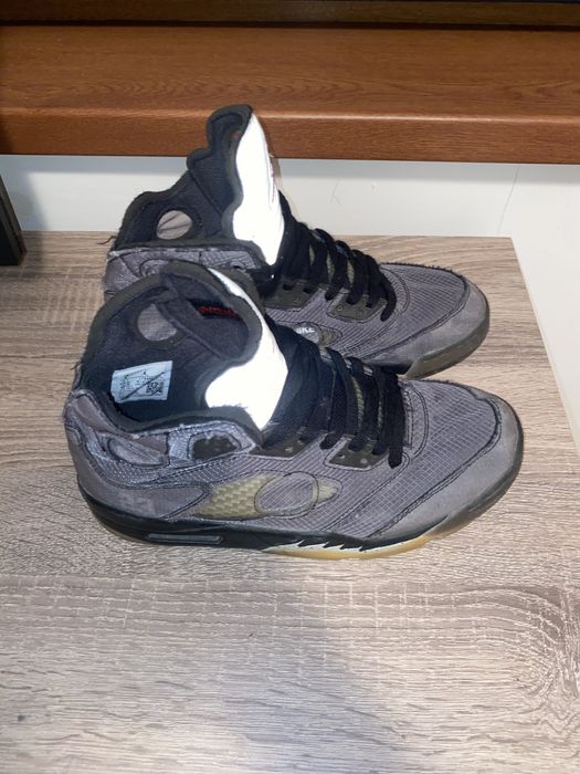 Jordan 5 x off white