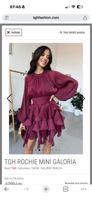 Vand rochie tgh fashion, marimea 38