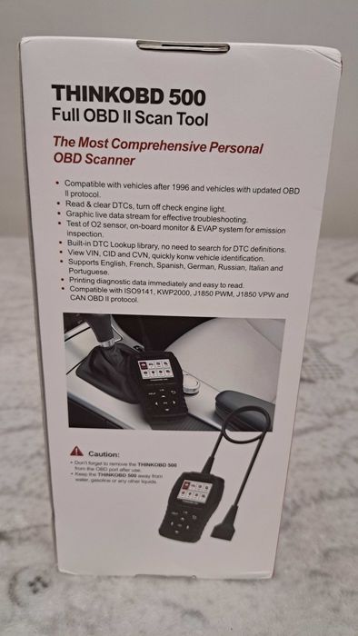 THINKCAR THINKOBD 500 OBD2 Диагностичен инструмент.