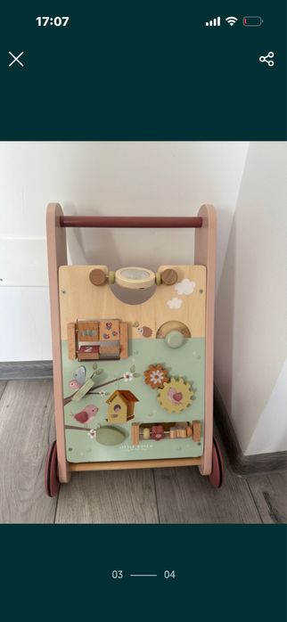 Antemergator lemn bebe