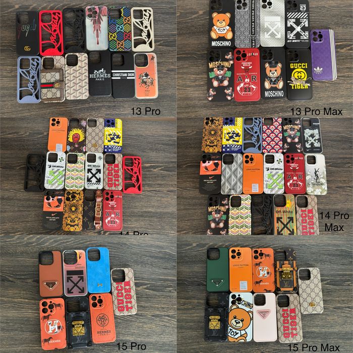 Husa Gucci, Moschino, Louboutin, OffWhite iPhone 14 Pro Max / 14 Pro / 15 Pro / 15 Pro Max / 13 Pro / 13 Pro Max