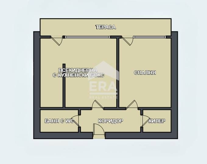 ЕКСКЛУЗИВНО! Изцяло южна, разширена гарсониера в предпочитаната част н