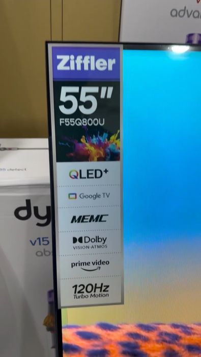 Ziffler 55″ TV 120 Hz — бесплатная доставка, есть гарантия.