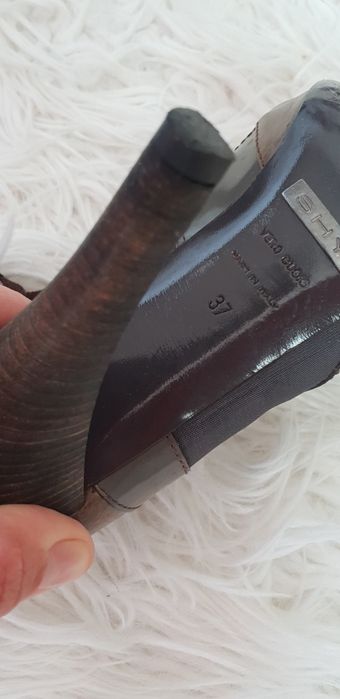 Дамски боти SHY от естествена кожа