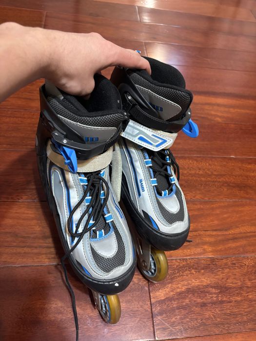 Ролики раздвижные 39–42 + наколенники