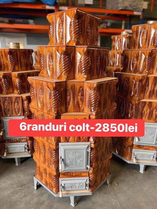 Sobe teracota montate/mobile 3randuri si plita