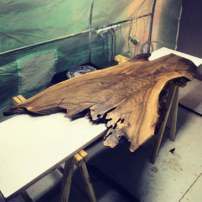 Плотове за баня от естествено дърво и епоксидна смола