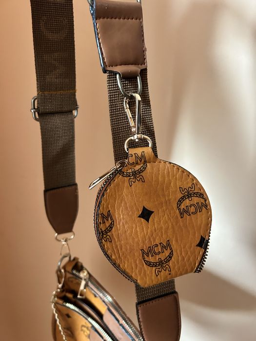 Оригинална дизайнерска чанта MCM Visetos Multi Pochette Crossbody