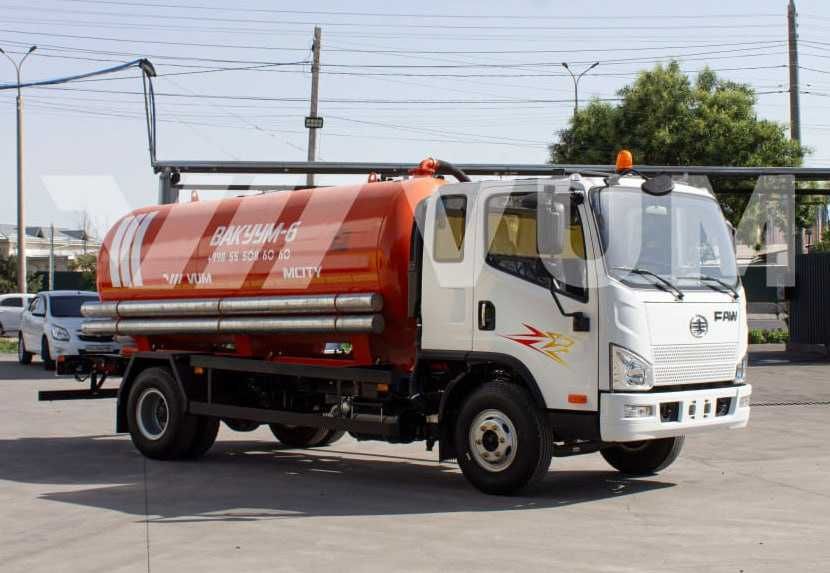 FAW Tiger V Kanallarni tozalash mashinasi (Ассенизатор, Гавновоз) 6 m³