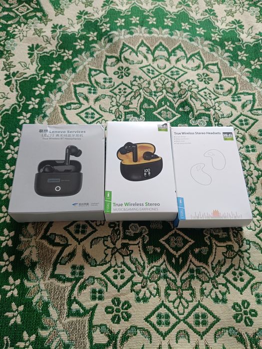 Блютуз наушники новые