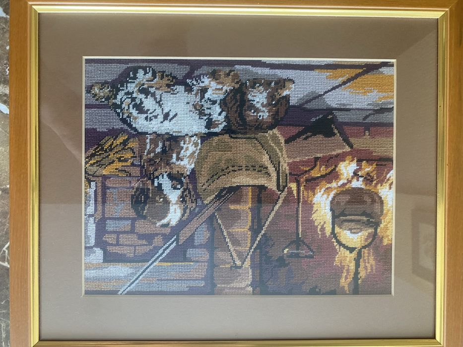 Goblen scena de vanatoare