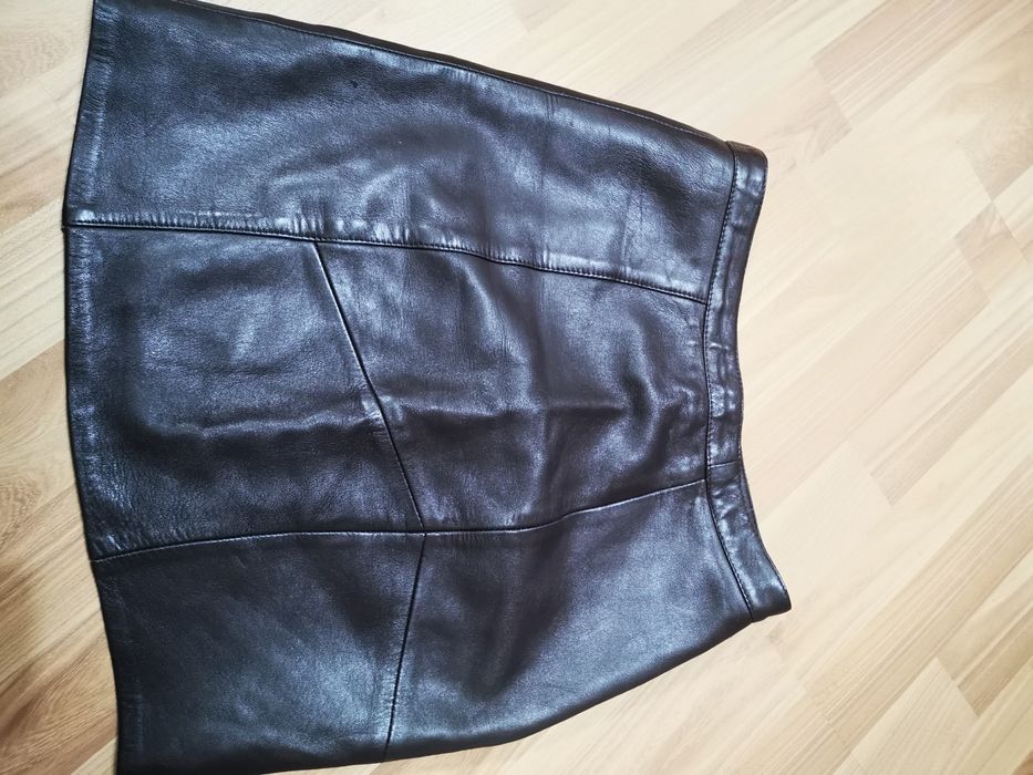 Fuste mini din piele fina