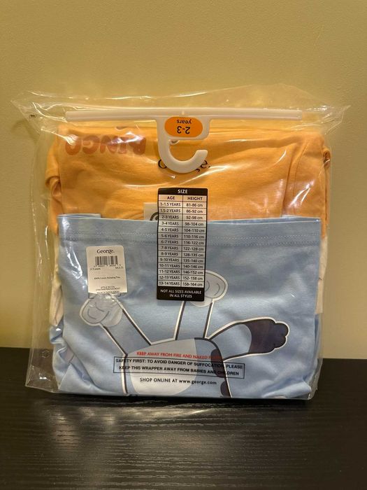 Детска пижама Блуи за момчета, комплект 3 броя