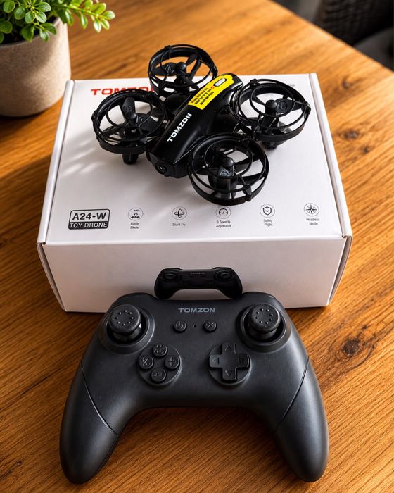 Dronă TOMZON A24-W cu cameră 1080P Wi-Fi | 3 baterii | Nouă, sigilată