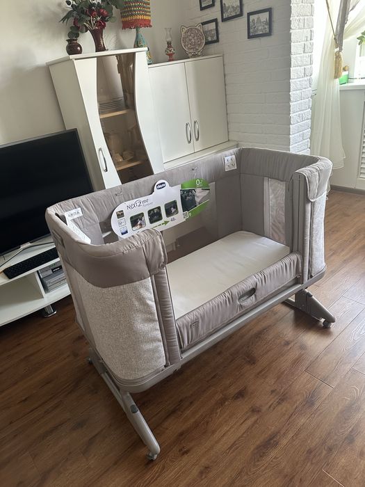 Приставная кроватка Chicco Next2Me Forever (Almond)