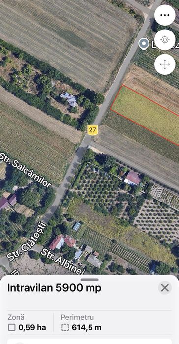 Teren 5900 mp intravilan proprietar