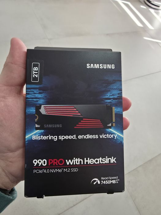 SSD 2TB Samsung M.2 NVMe 990 PRO HeatSink PCIe 4.0 x4