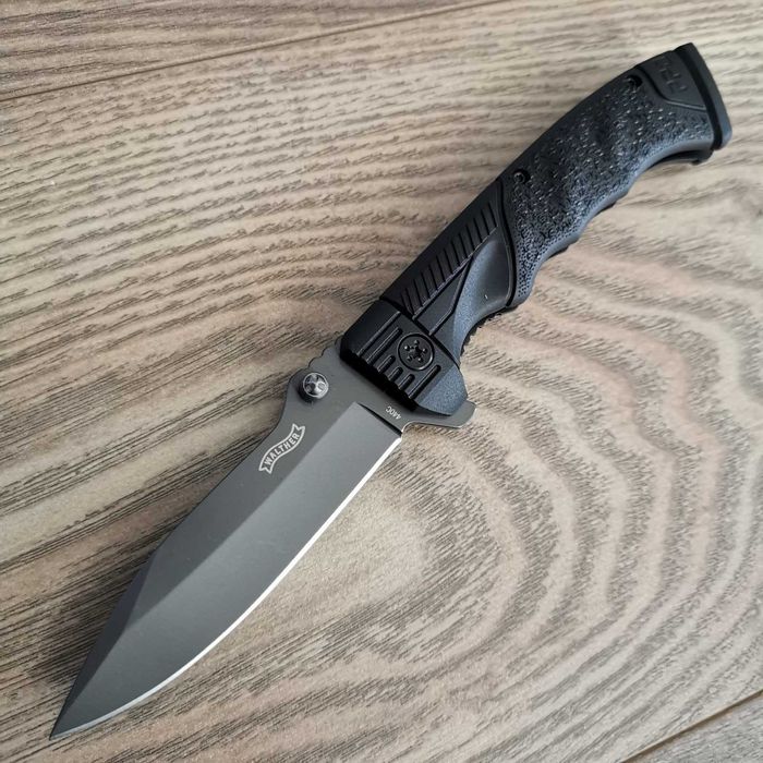 Сгъваем тактически нож с калъф Walther PPQ стомана 440C