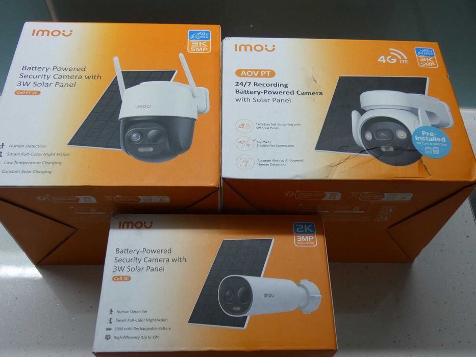 IMOU(Dahua) WiFi, 4G/LTE Соларни, Акумулаторни IP Охранителни Камери