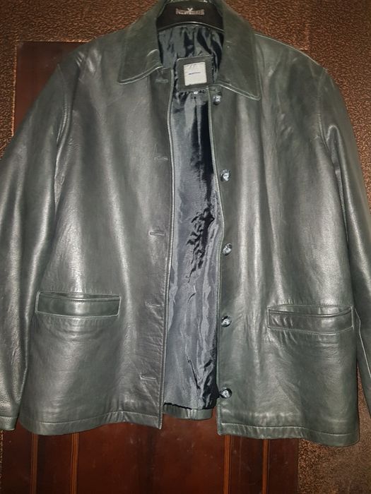Haina de piele naturală eleganta