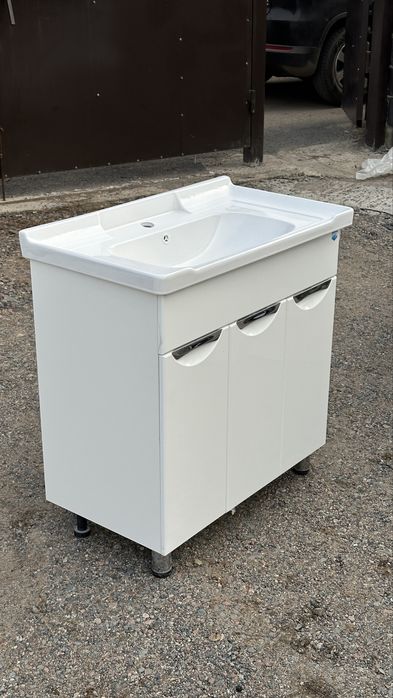 Раковина с тумбой + сифон