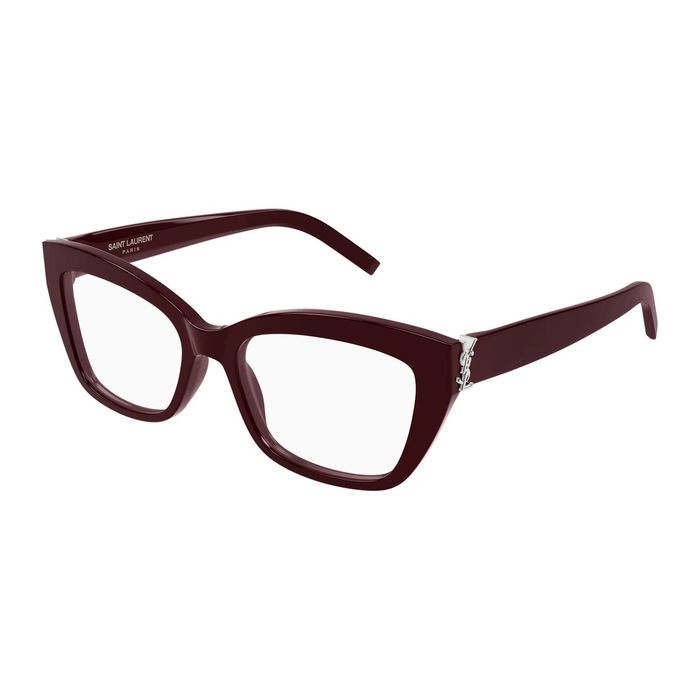 Saint Laurent SL M117 010 Burgundy - Women's Optical Frames 53mm