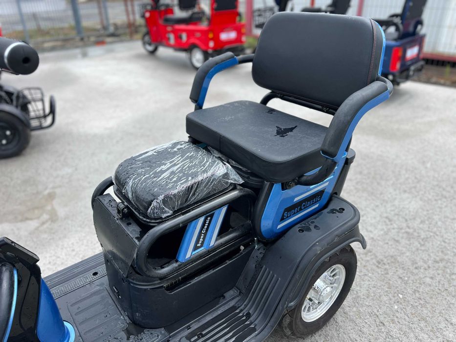 Triciclu electric Thor Super XL2 gri verde maro nou Agramix