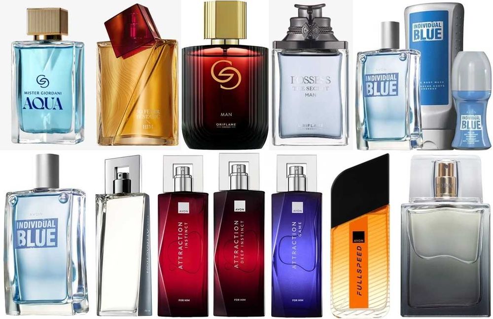 Налични парфюми, тоалетни води  от Avon, Oriflame