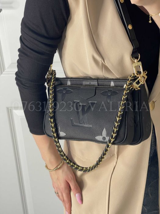 Geanta Louis Vuitton - Piele Neagra model nou