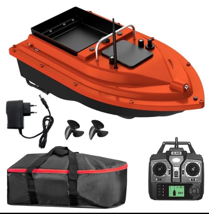 Лодка за захранка с GPS 16 точки и автопилот+чанта промо