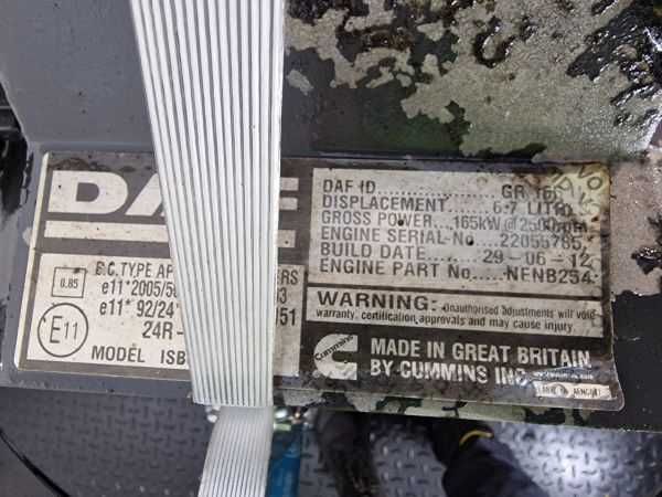 Motor pentru camion DAF GR164U1 - IN STOC - EURO5