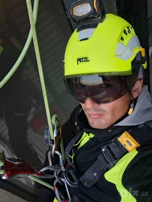 Альпинист проф. Услуги высотника альпинистов. Alpinist xizmatlari.