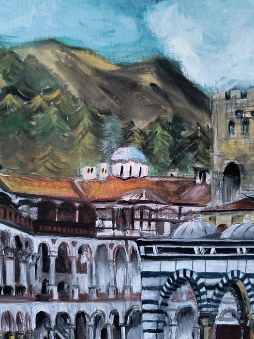 Картина на Рилския манастир