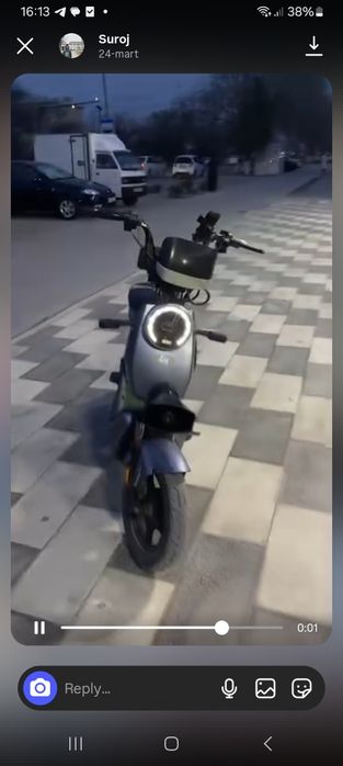Skuter I bike largo motors 5 akumliyat zaryatchik yurgan 1000 km