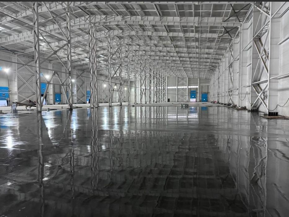 Промышленные полы , топинг , полимерные, полированные,