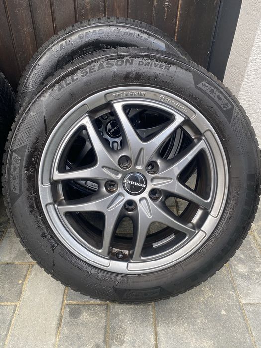 Jante aluminiu 16 cu anvelope noi