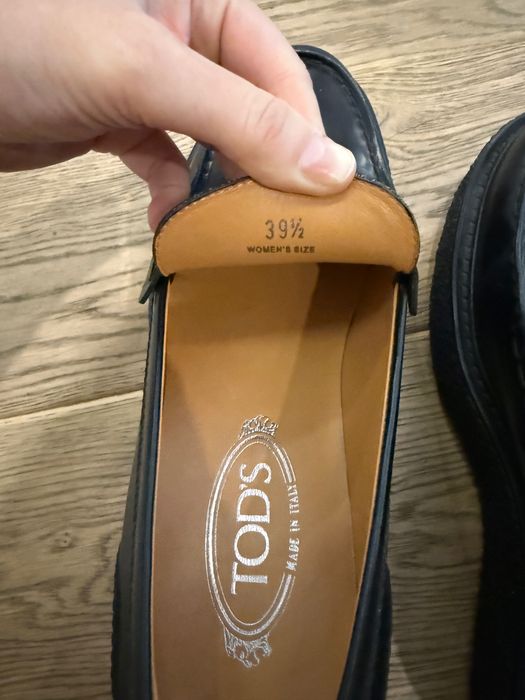 TODS black loafers