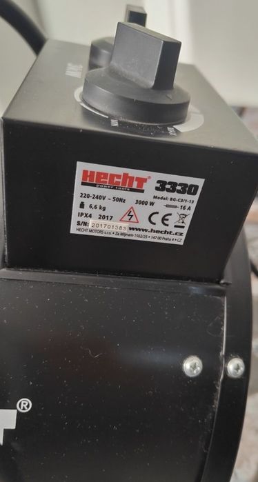 Termosuflanta portabila HECHT 3330, 1500/3000 W siguranta termica
